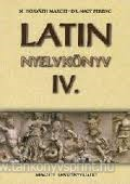 Latin IV. tanknyv