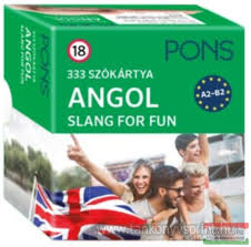 PONS 333 szkrtya angol slang A1-B2(Biz)