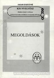 Kis nyelvsz 3.o.-Megoldsok